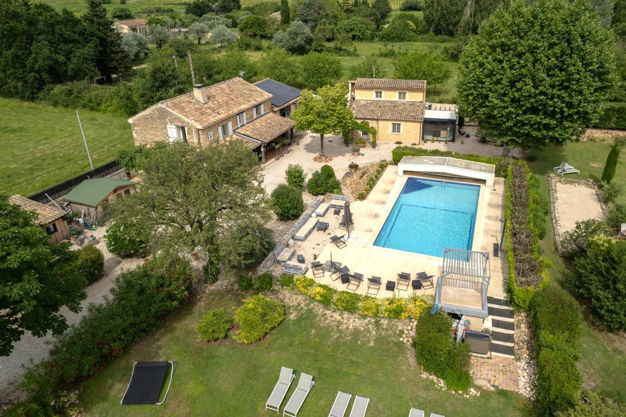 Chambres D Hotes Le Mas Julien Piscine Chauffee Adult Only 오랑주 외부 사진